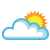 It is forecast to be Partly Cloudy at 10:00 PM CDT on June 21, 2013